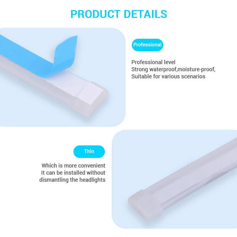 Bộ 2 Dây Đèn Led Mí Ô Tô Tích Hợp Xi Nhan Nháy Đuổi 30cm 45cm 60cm Silicon Chống Nước