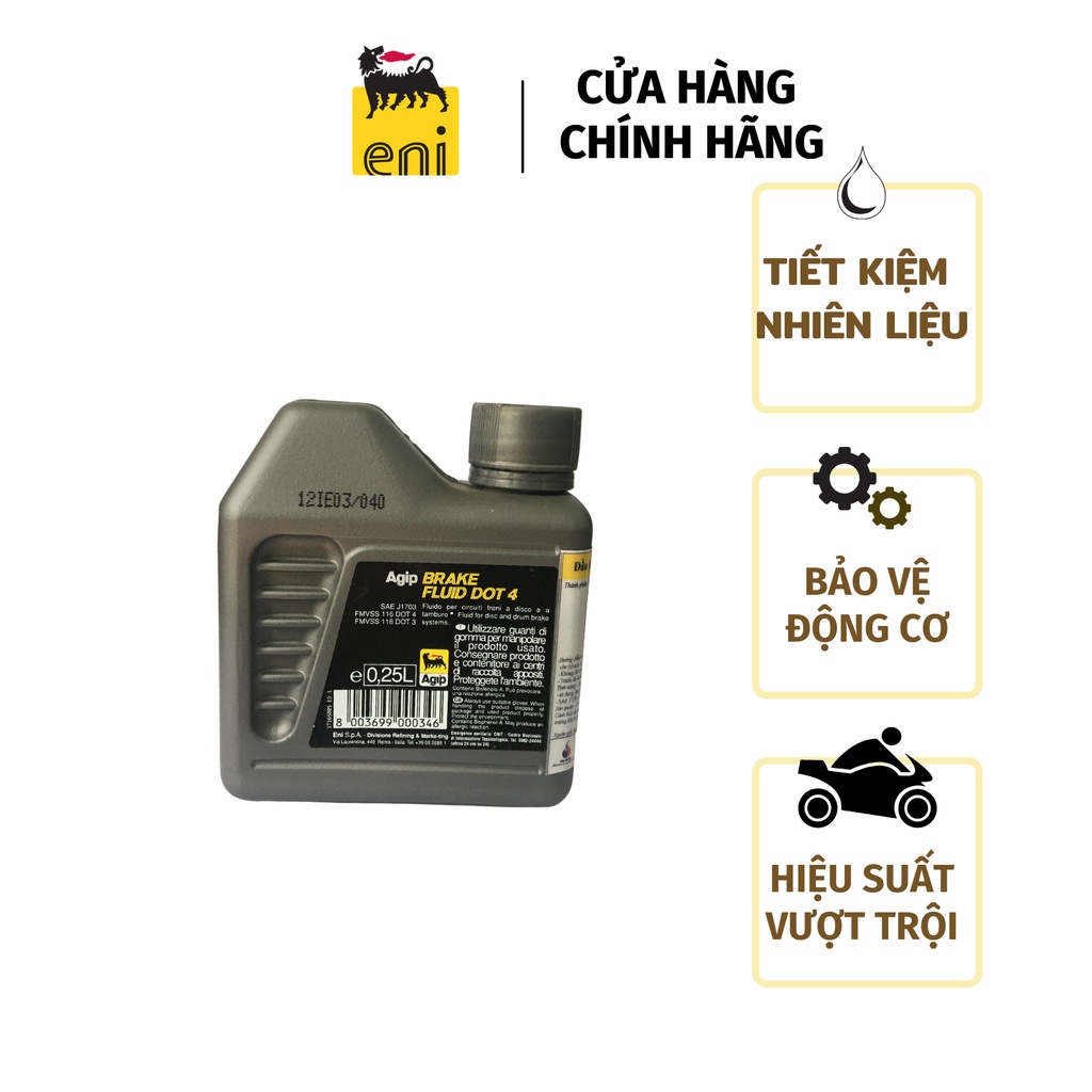 Dầu thắng  Eni  Brake Fluid Dot 4
