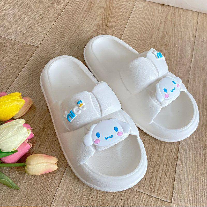 Hàng Có Sẵn Dép Đi Trong Nhà Đế Dày Phân Tầng In Hình Chú Chó Cinnamon Dễ Thương Thời Trang Mùa Hè Dành Cho Bạn Nữ