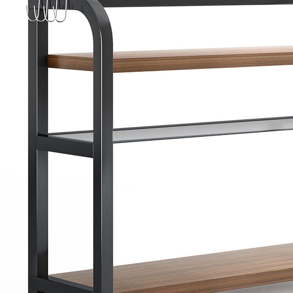 Kệ Đựng Gia Vị 2 Tầng Bằng Kim Loại Tiết Kiệm Không Gian Cho Nhà Bếp