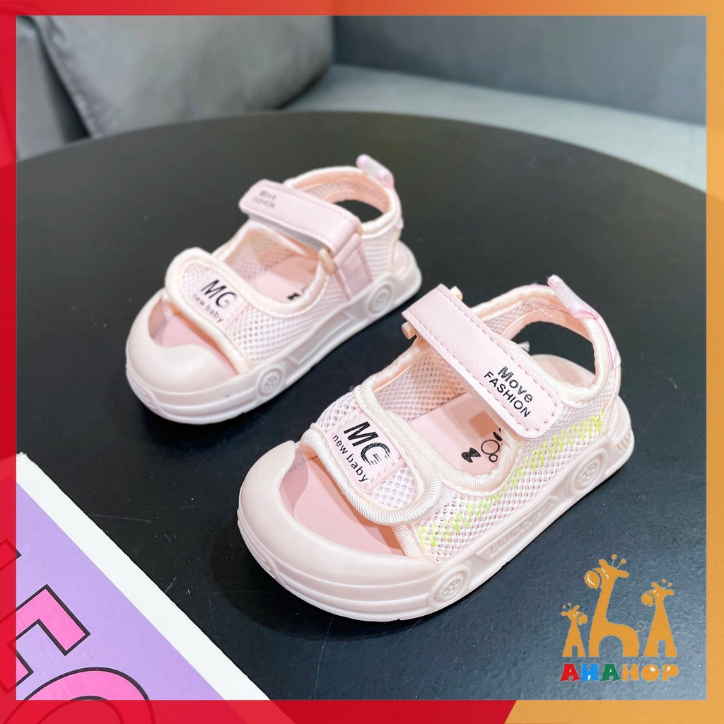 Sandal tập đi cho bé - Dép chống vấp chính hãng MG Baby phối lưới đáng yêu cho bé trai bé gái mới nhất M868