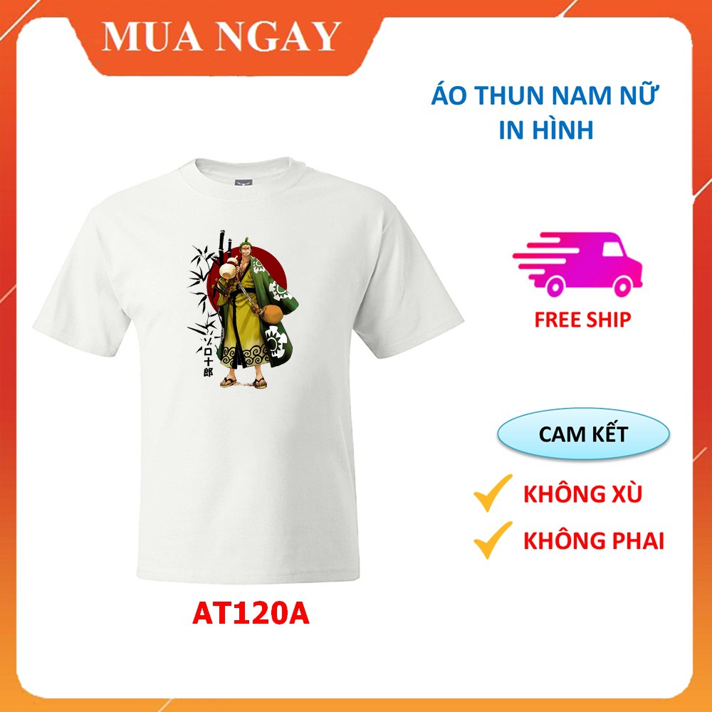 Áo thun nam nữ in hình Hải Tặc đẹp ngộ nghĩnh cao cấp cổ tròn ABATA
