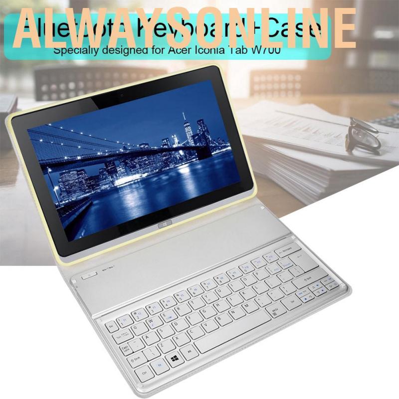 Ốp máy tính bảng + bàn phím bluetooth sạc USB cho Acer Iconia Tab W700