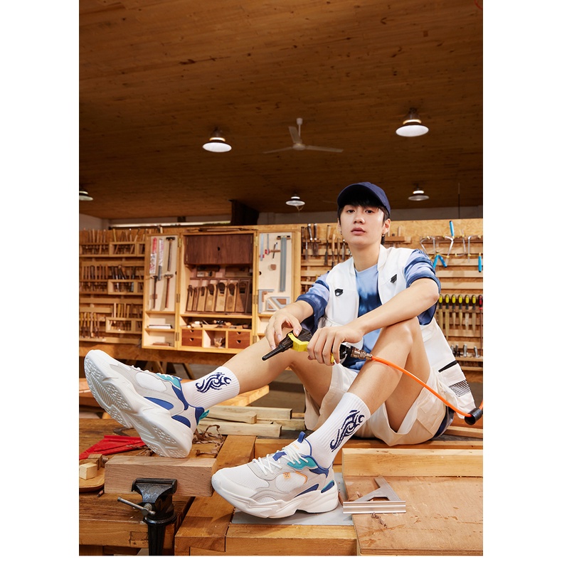 Giày thể thao XTEP phong cách retro thời trang dành cho nam