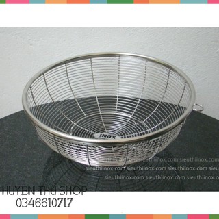 Rổ nan thưa inox đk 23-26-29-33 cm