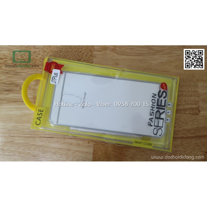 Ốp lưng Samsung J7 Plus dẻo trong