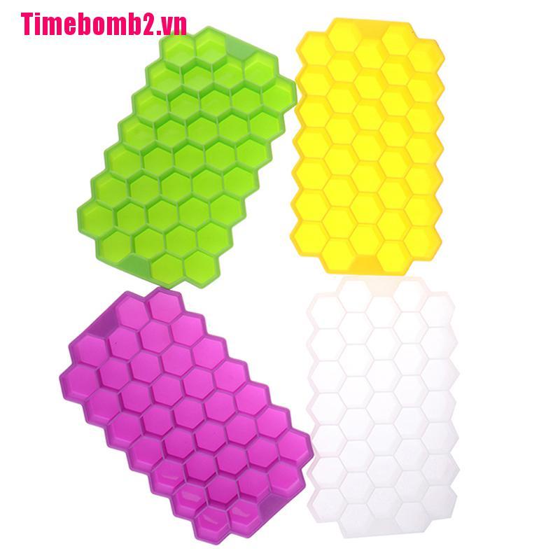### Khay Làm Đá Hình Tổ Ong Bằng Silicone Chất Lượng Cao