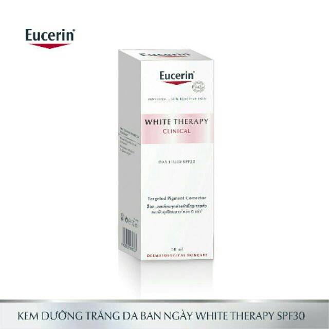 (Tặng quà) Kem trắng da mờ thâm nám Eucerin White Therapy Ngày date 11/19