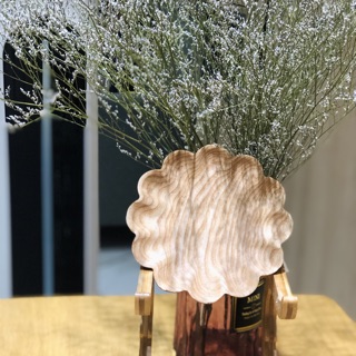 Khay gỗ decor hình hoa