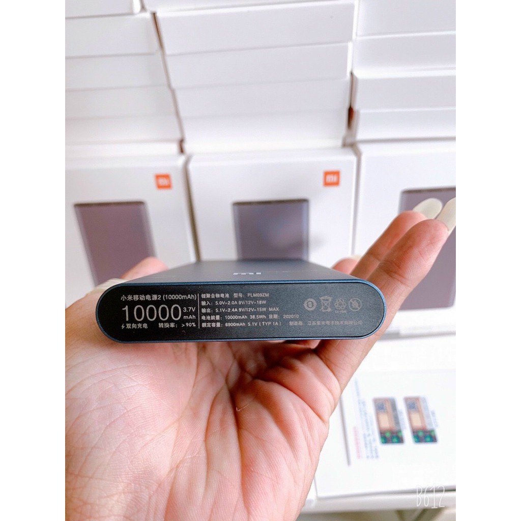 Pin Dự Phòng XIAOMI GEN 3 1000mAh ,Sạc Dự Phòng Chuẩn Dung Lượng,Xiaomi gen3 có 2 cổng USB BẢO HÀNH 6 THÁNG