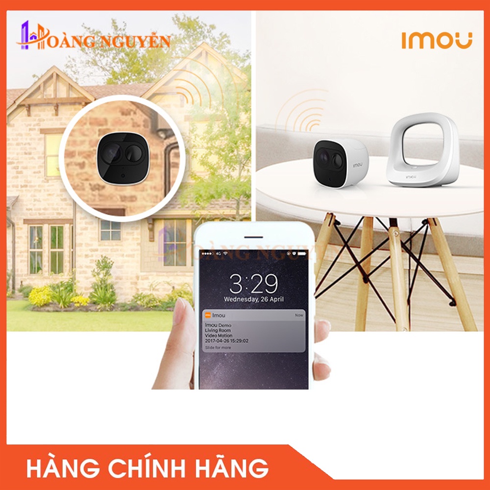 [NHÀ PHÂN PHỐI] Camera Wifi Thông Minh IMOU IPC-B26EP 2MP - Phát Hiện Con Người, Đàm Thoại Hai Chiều, Bảo vệ 24/7