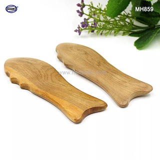 COMBO 2 dụng cụ Mát xa cạo gió hình cá bằng gỗ thơm - MH859 - HAHANCO