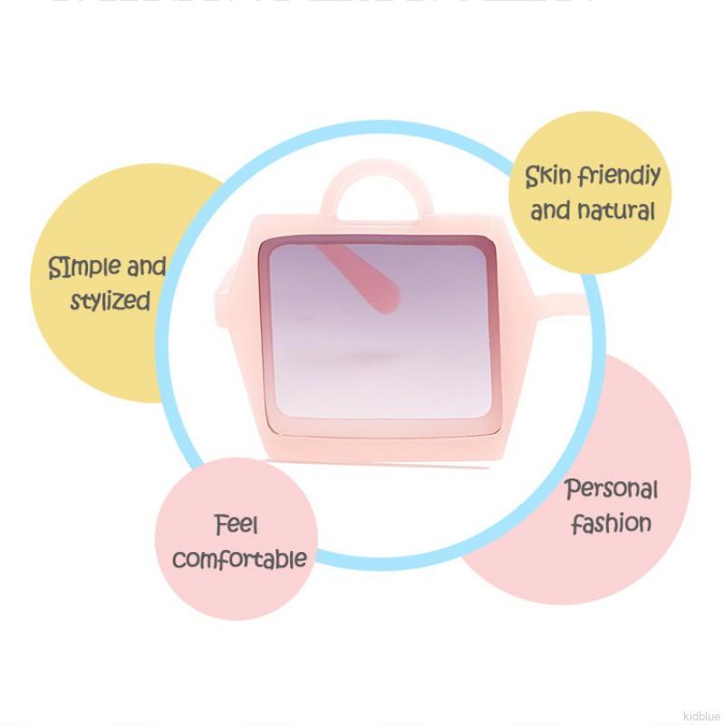 Kính mát gọng vuông phong cách thời trang cho bé