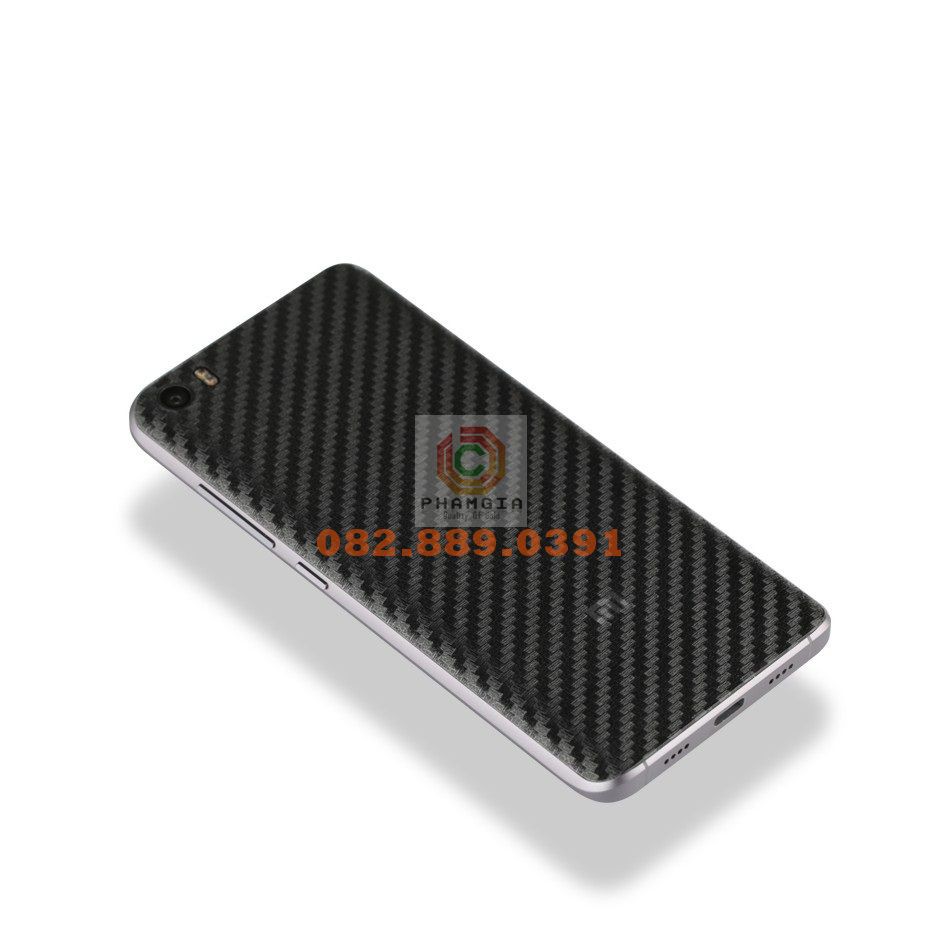 Miếng dán mặt lưng skin carbon Xiaomi Mi Note