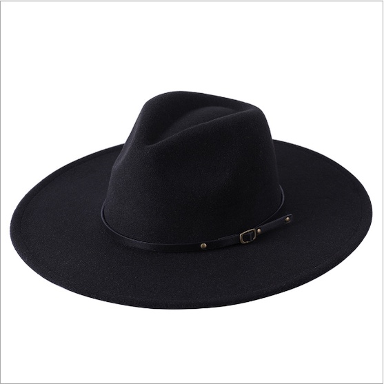 Mũ Phớt Fedora Nam Nữ FN28 Cao Cấp Vành Rộng Mugout - Nón Phớt Vintage Thời Trang Chất Nỉ | Mũ Chất HCM
