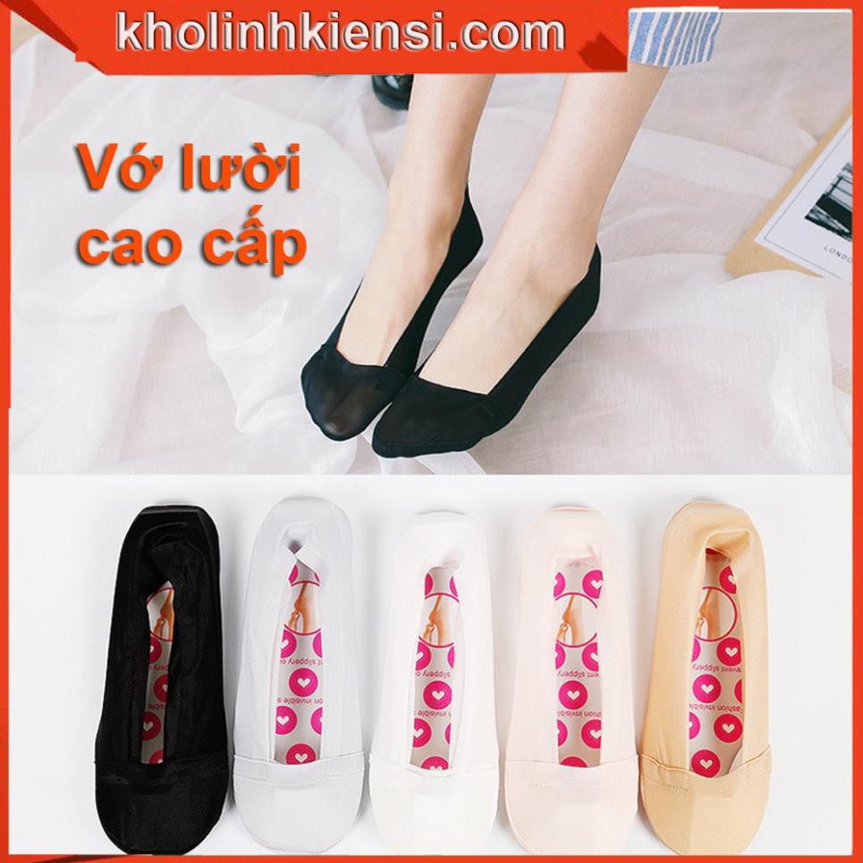 Vớ lười Nữ Cotton Trơn Cổ Ngắn Hàn Quốc - Tất Vớ Cổ Thấp Unisex Thấm Hút Mồ Hôi Cực Tốt