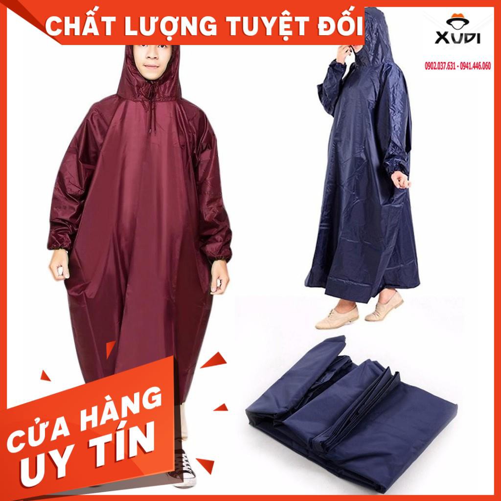 Áo Mưa Bít Người Vải Dù 1m2 Hàng Cao Cấp,Độ Bền Cao (Nhiều Màu)