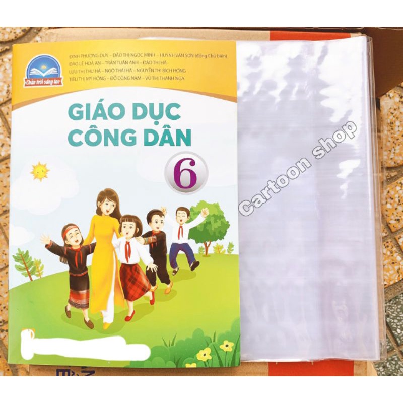 Trọn bộ 26 Bìa Bao Sách giáo khoa lớp 6 Chân trời sáng tạo (không bán sách)