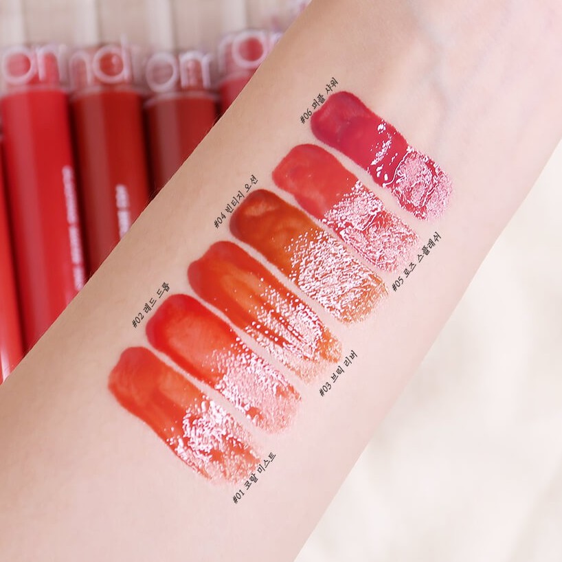 MUA 1 TẶNG 1 Sample - Son nước ROMAND Glasting Water Tint 4g | BigBuy360 - bigbuy360.vn