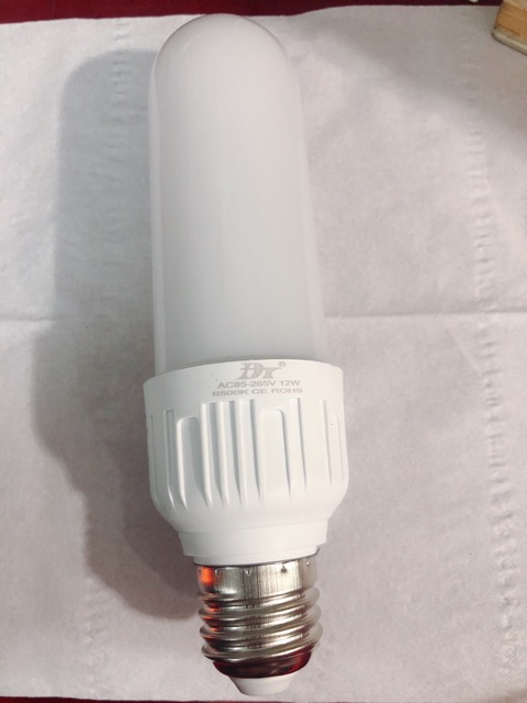 Bóng đèn LED trụ búp 12W Cao Cấp - ảnh do shop tự chụp