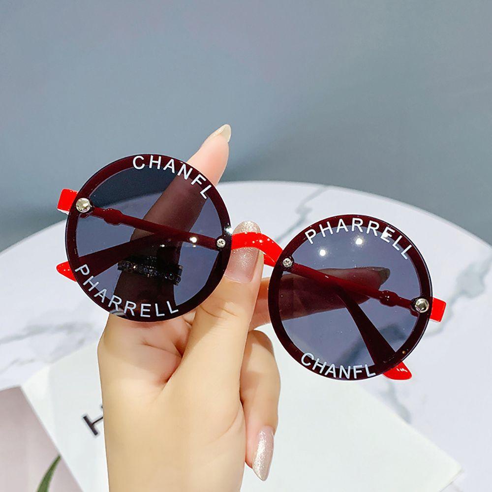 Kính Râm Gọng Tròn 15H Thời Trang Cá Tính Cho Bé Gái
