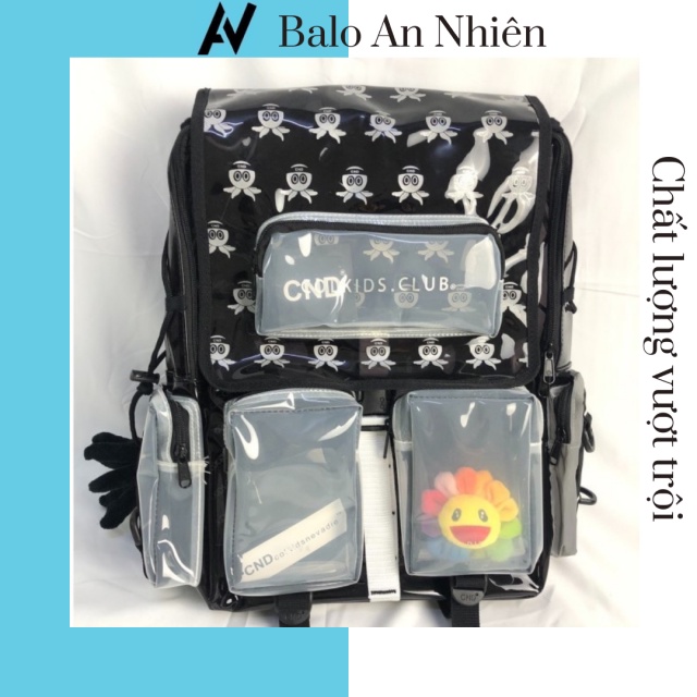 [KÈM VIDEO VÀ ẢNH THẬT] Balo Local Brand Đi Học Colkids SS5 Nhựa Trong Suốt Chống Nước (Full Tag Và 