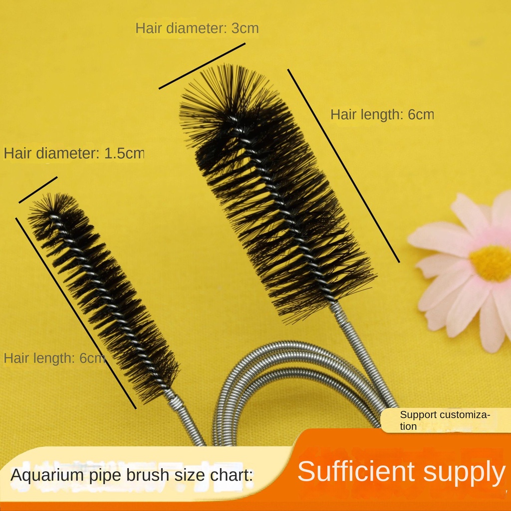 Cọ Sợi nylon Hai Đầu Dùng Để Vệ Sinh Đường Ống Nước Bể Cá Tiện Dụng