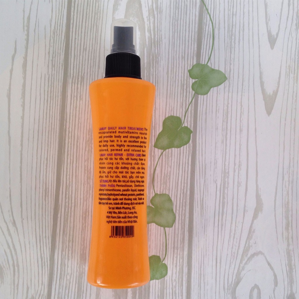 Đạm dưỡng tóc hư tổn Lakay Vàng 180ml
