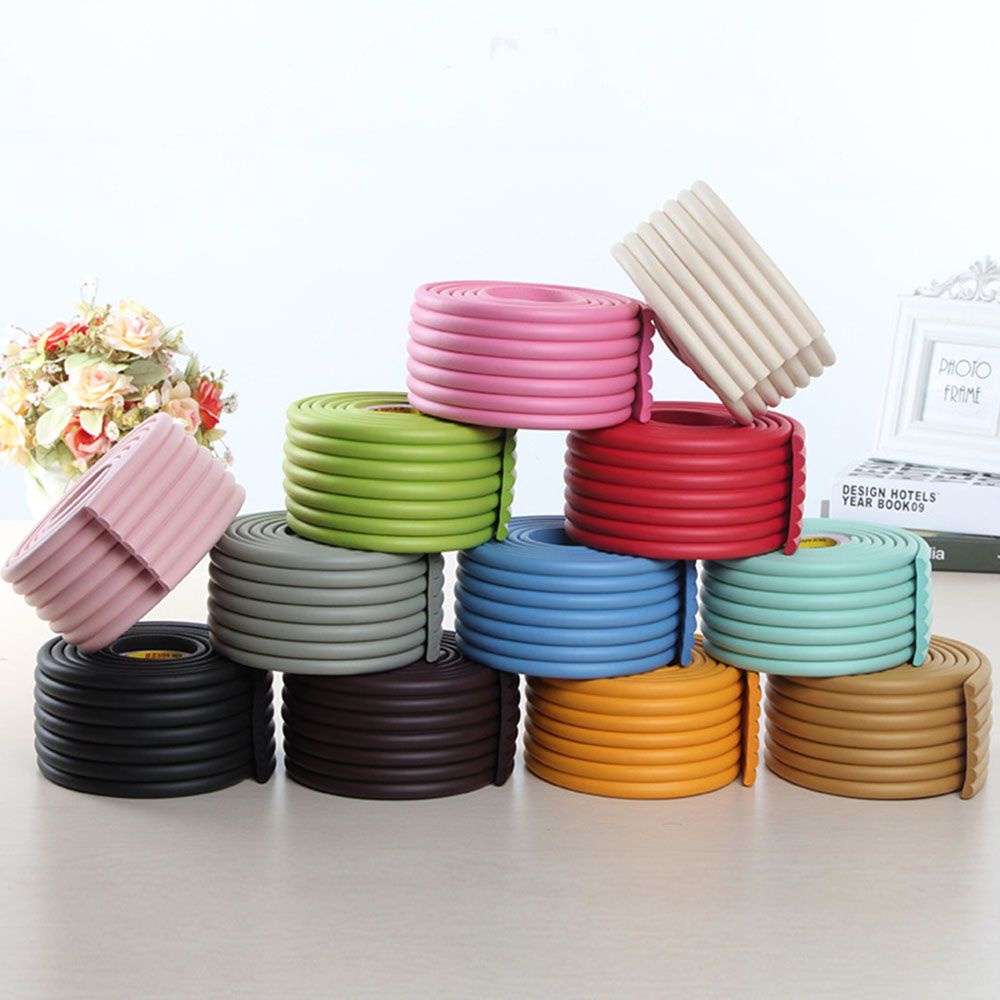Dải xốp bọc cạnh bàn 2m 16 màu tùy chọn bảo vệ an toàn cho bé