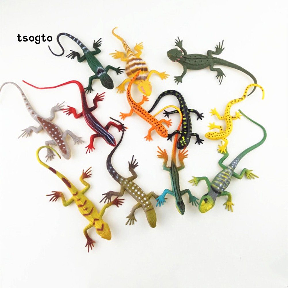 Bộ 12 đồ chơi động vật thằn lằn mini dành cho bé