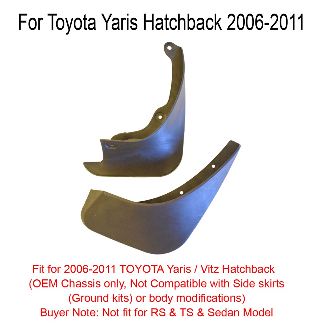 FENDER Tấm Chắn Bùn Phía Sau Cho Xe Hơi toyota yaris hatchback 2006 2007 2008 2009 2010 2011 fender101124