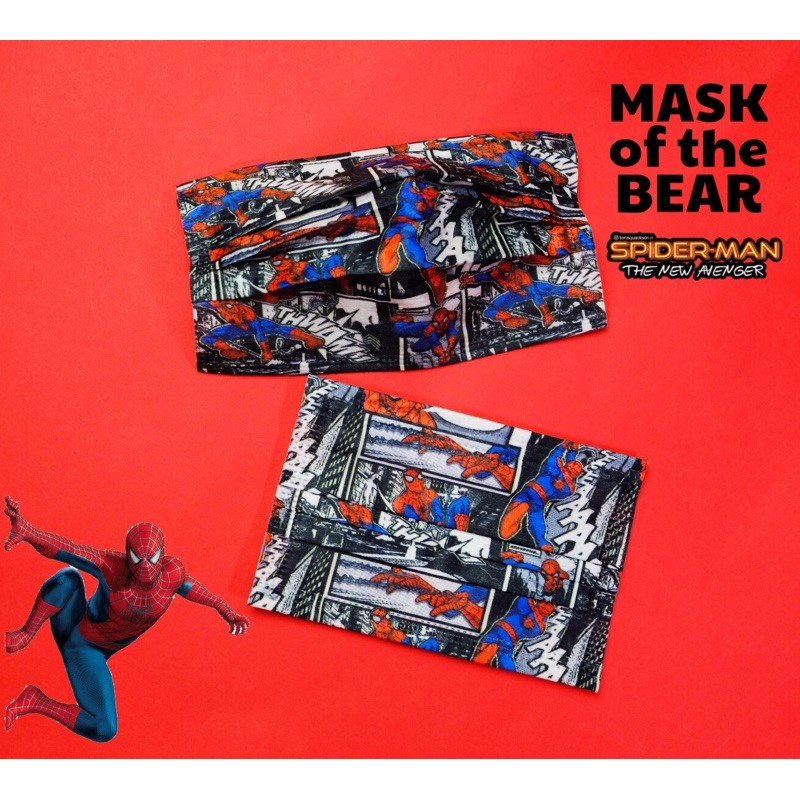 khẩu trang Spiderman người nhện trẻ em và người lớn Mask of the Bear | BigBuy360 - bigbuy360.vn