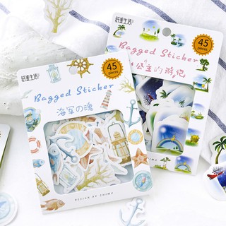 Set 45 hình dán sticker trang trí