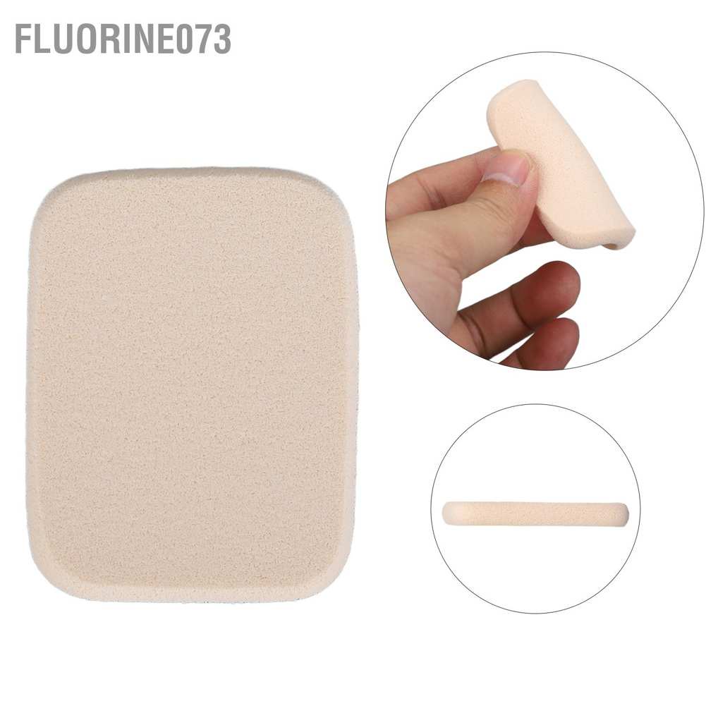 Fluorine073 Japanese Style Powder Puff Double Sided Square Sponge Transparent Beauty Egg Drop Makeup Wet and Dry Use