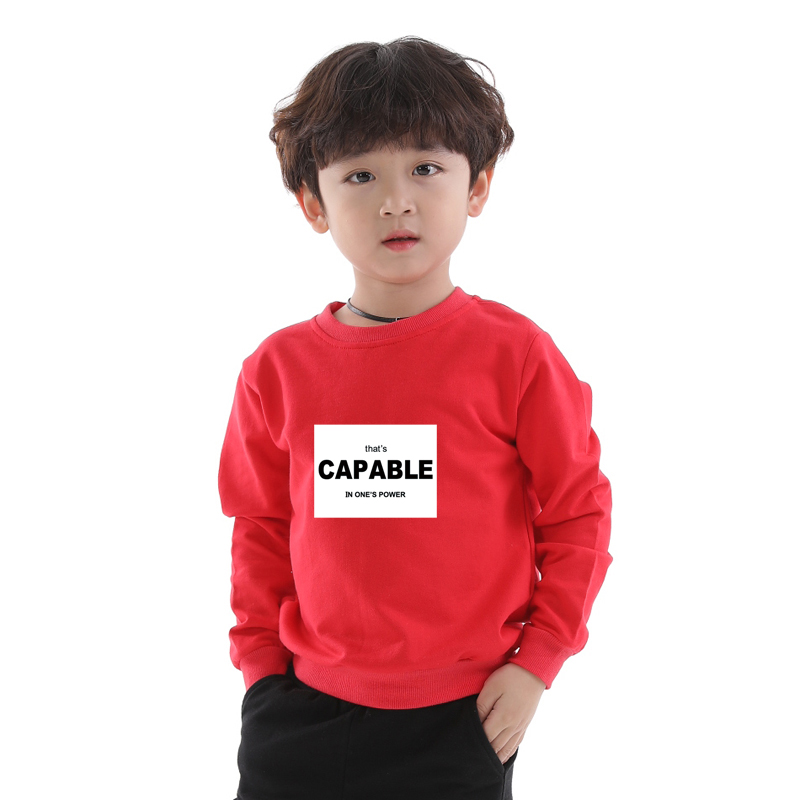 Áo Sweater Tay Dài Chất Cotton In Hoạ Tiết Có 10 Màu Cho Bé