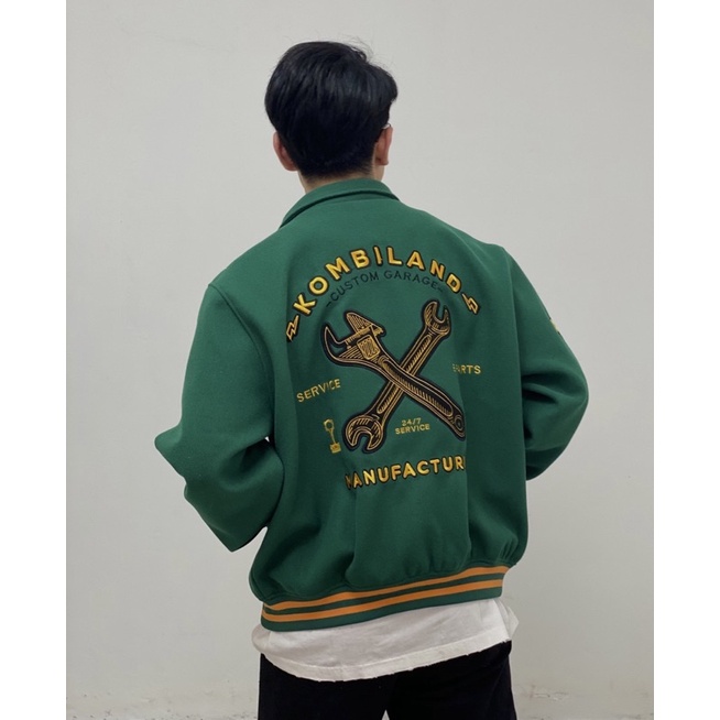 Kombiland áo khoác varsity Manufaturing