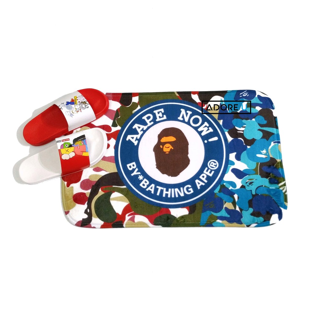 Thảm lót chân Bape / Supreme