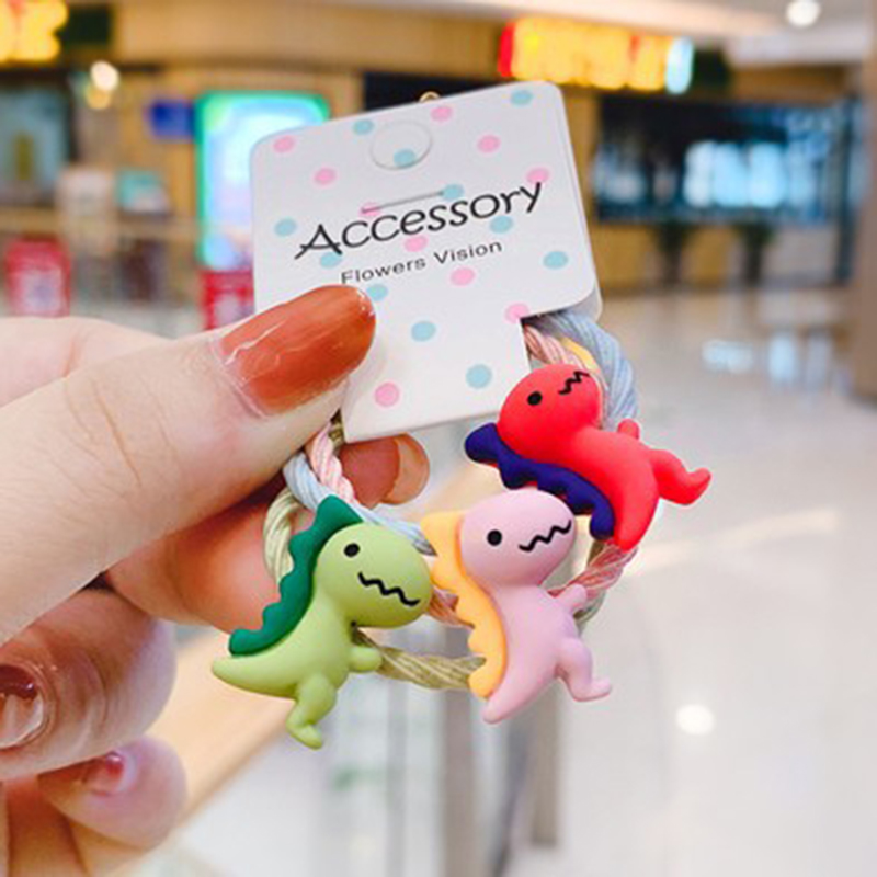 Set 3 Dây Buộc Tóc Đính Hoa Dễ Thương Cho Bé Gái