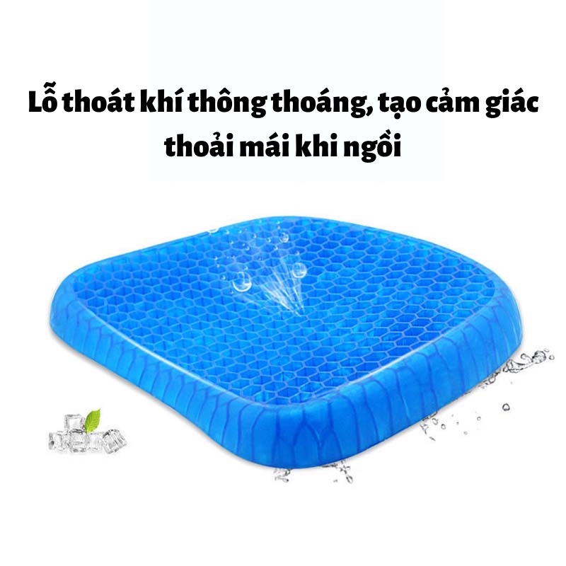 Đệm Gel Đệm Ngồi Gel 3D Lót Ghế Văn Phòng Mềm Mại Chống Mỏi KHO GIA DỤNG TRẦN PHÚ