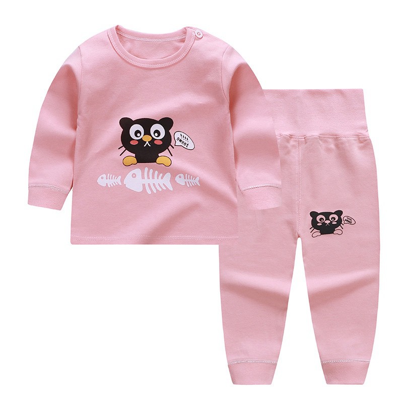 Bộ Pyjama Tay Dài Và Quần Dài Dành Cho Bé Gái Từ 12 Tháng - 4 Tuổi