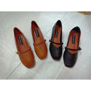 Giày mũi vuông style hàn quốc