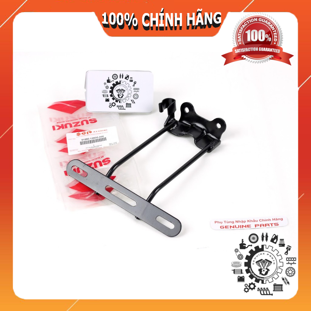 Pát biển số trước SATRIA FI, RAIDER FI nhập chính hãng Suzuki Indo