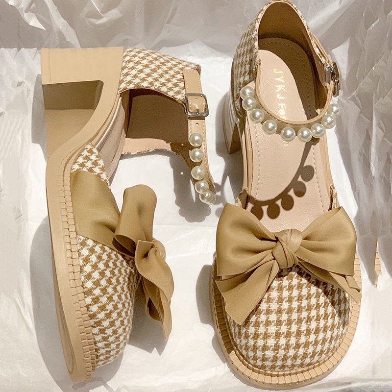 Giày Sandal Đế Dày Mềm Mại Đính Nơ Thời Trang Mùa Xuân Dễ Phối Đồ