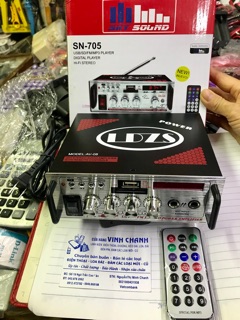 AmpLy karaoke Bluetooth Xe Hơi 2 MIC AV-08BT