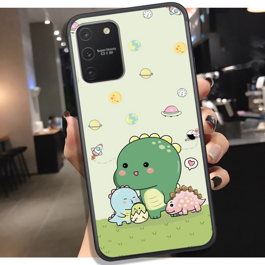 [HOT]ỐP SAMSUNG S10 LITE - NOTE 10 LITE , IN HÌNH KHỦNG LONG CHIBI SIÊU DỄ THƯƠNG.