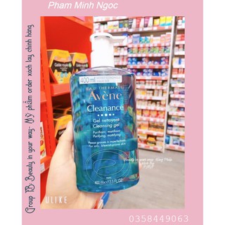 Sữa rửa mặt Avene cho da dầu