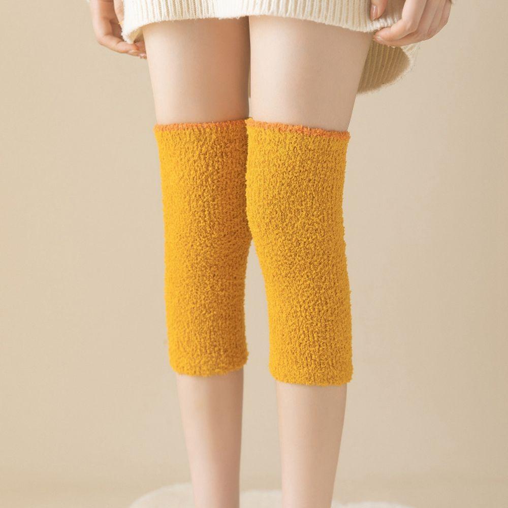 CLEOES Vỏ Bọc Giữ Ấm Chân Dệt Kim Co Giãn Màu Sắc Ngọt Ngào Phong Cách Lolita Cho Nữ