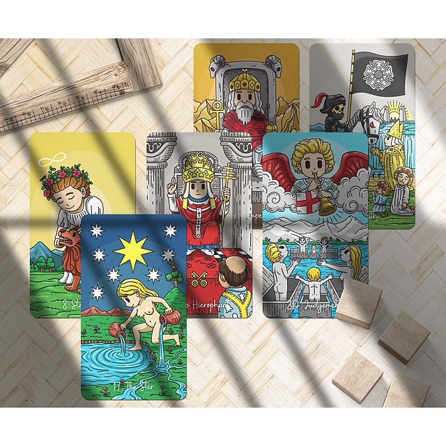 Bộ bài Smith Tiny Tarot Handmade