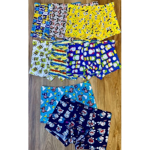 Boxer hoạ tiết quần sịp nam sexy thun lạnh free size Nô Store