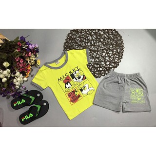 Bộ thun màu bé trai & gái (size 1-7)